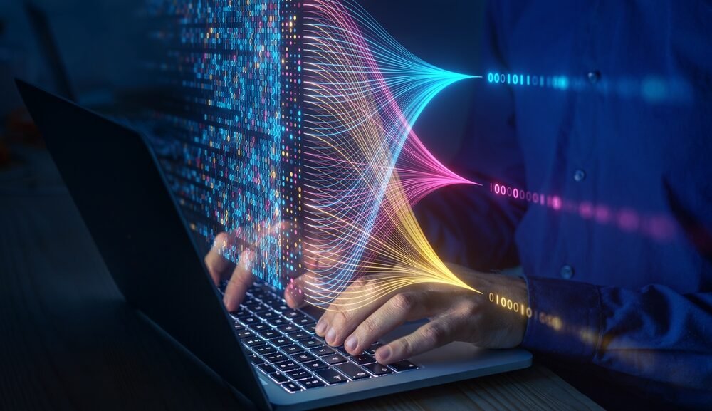 Data,Science,And,Big,Data,Technology.,Scientist,Computing,,Analysing,And